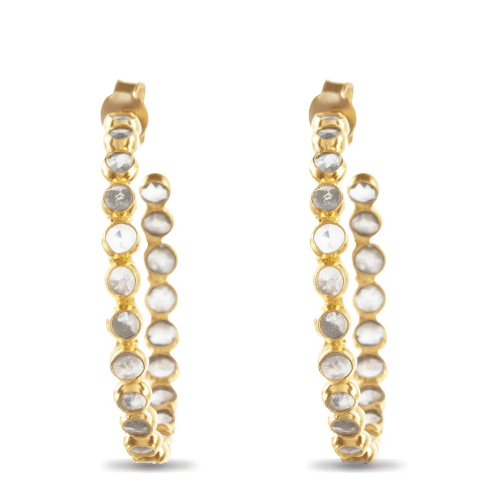 Moonshine Hoop Earrings sold by Myra Bag