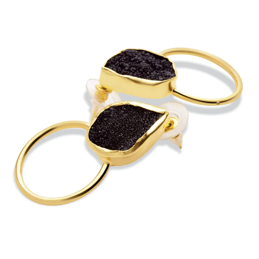 Night Magic Hoop Earrings sold by Myra Bag product image thumbnail 2