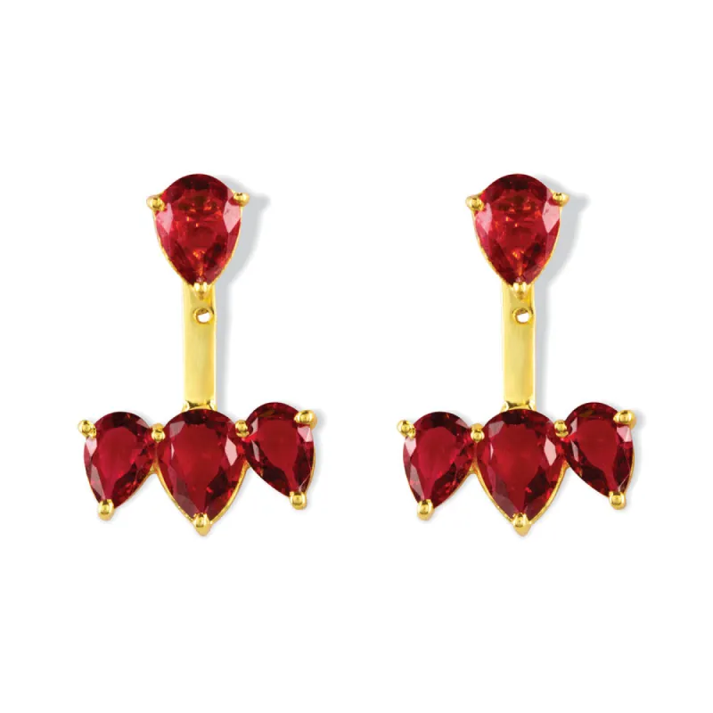 Ruby Stud Earrings sold by Myra Bag