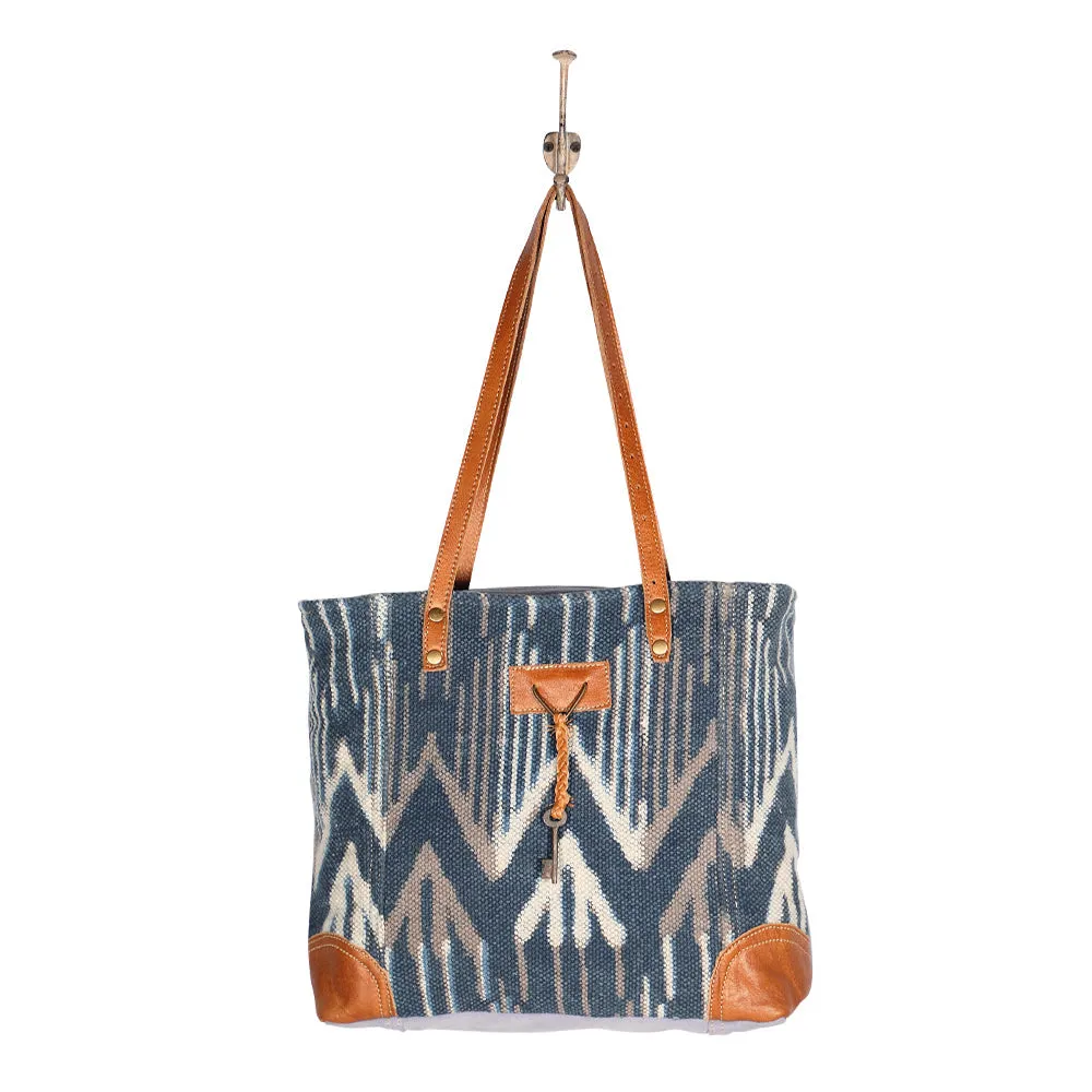 Beholden Blue Tote Bag sold by Myra Bag product image thumbnail 4
