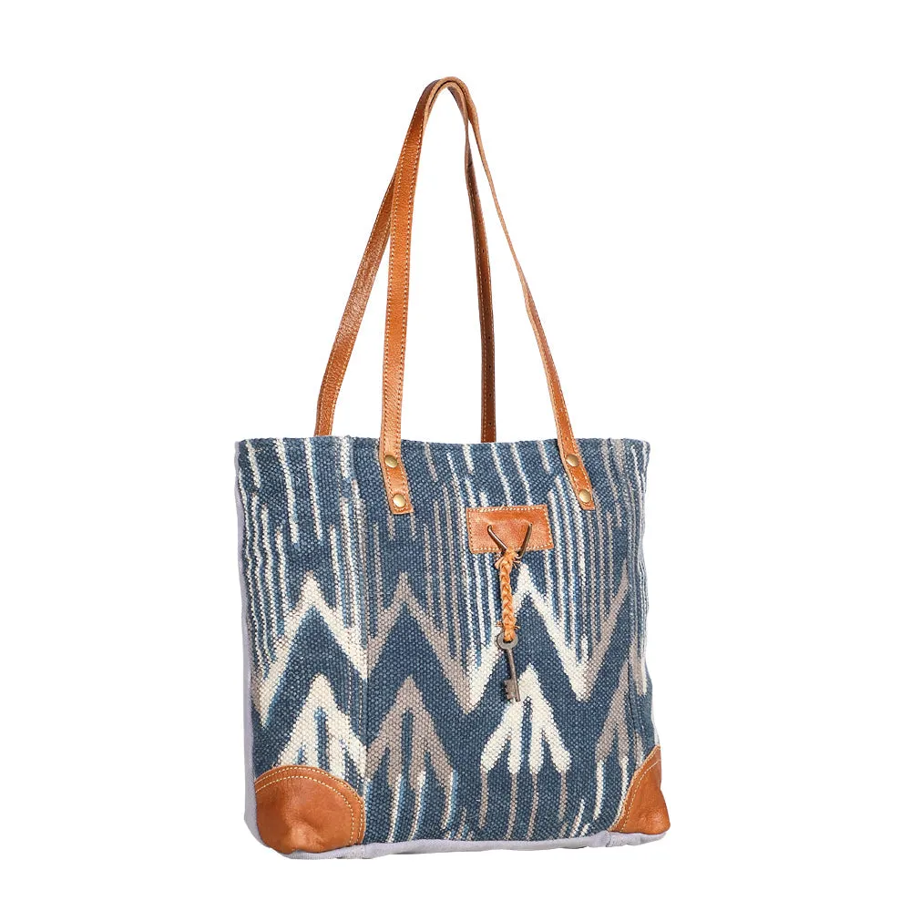 Beholden Blue Tote Bag sold by Myra Bag product image thumbnail 2