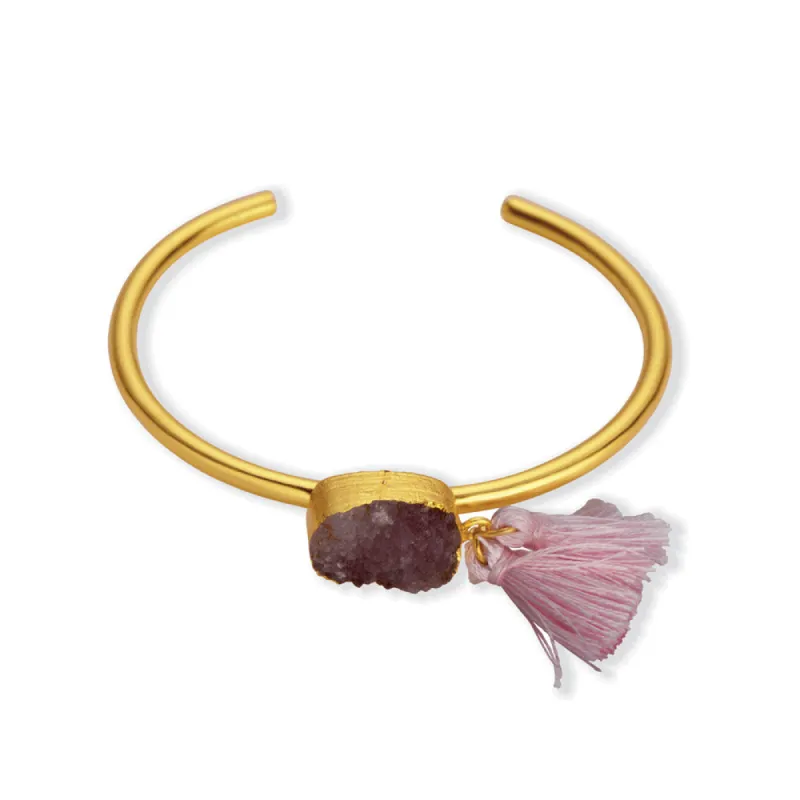 Purple Floret Bracelet made by Myra Bag