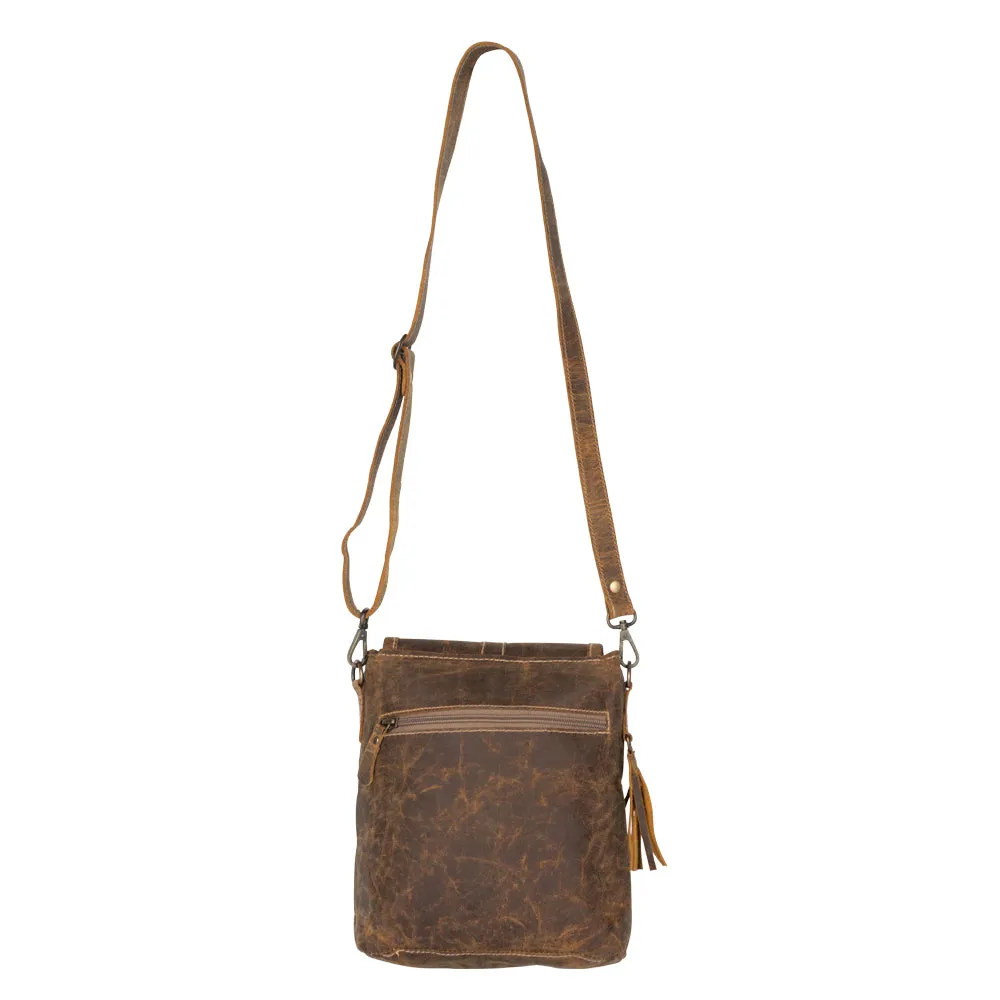Brown Beauty Leather Bag sold by Myra Bag product image thumbnail 4