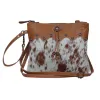 Ornate Brown Leather & Hairon Bag sold by Myra Bag