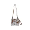 Ornate Brown Leather & Hairon Bag sold by Myra Bag