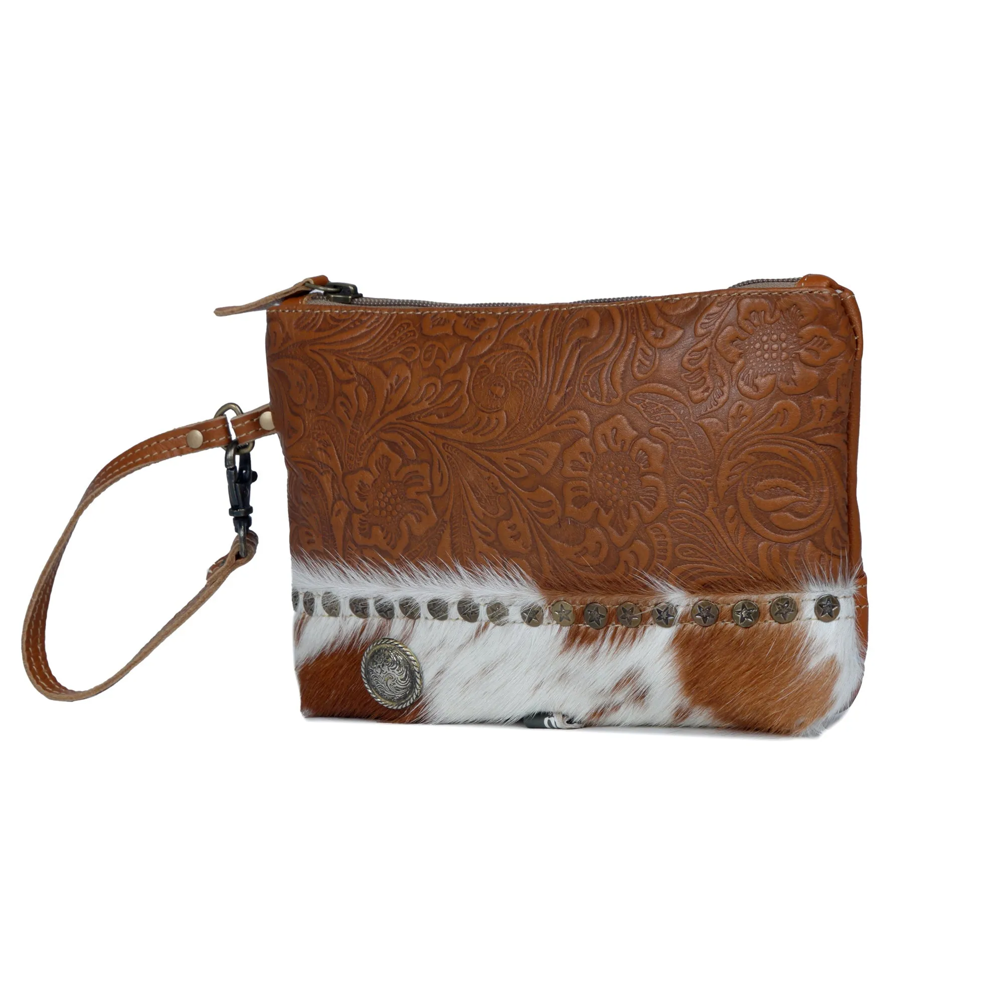 Blossomy Affair Leather & Hairon Bag sold by Myra Bag product image thumbnail 2