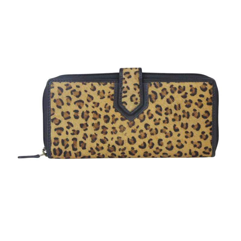Gutsy Leopard Print Wallet sold by Myra Bag