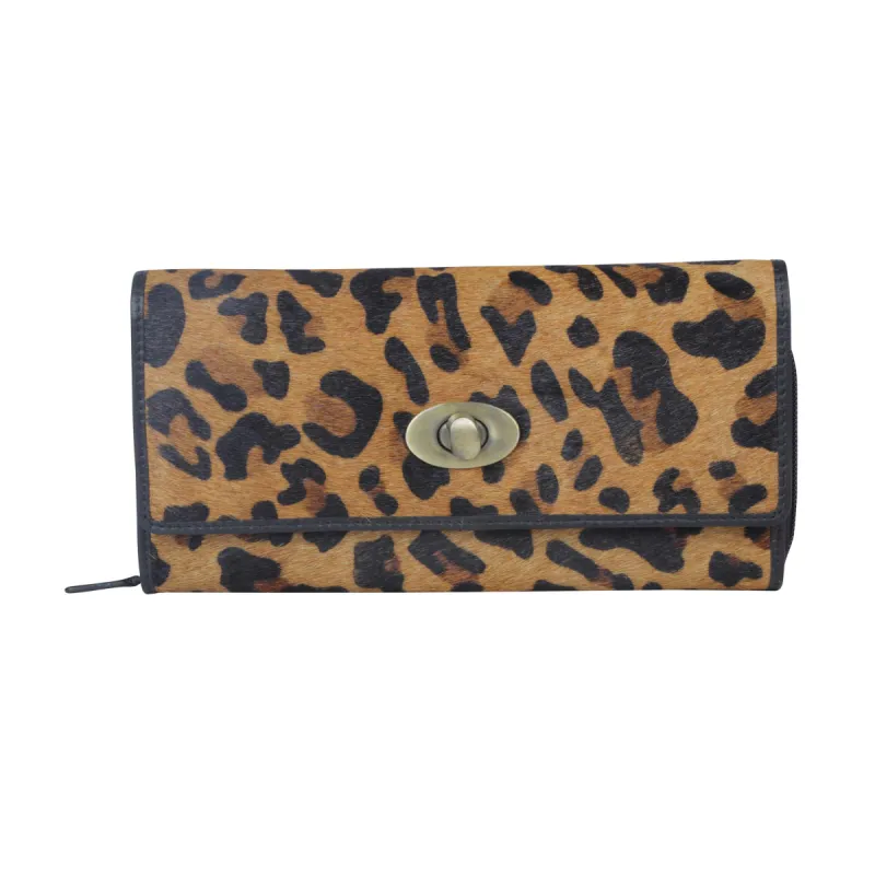 Genteel Leopard Print Wallet made by Myra Bag
