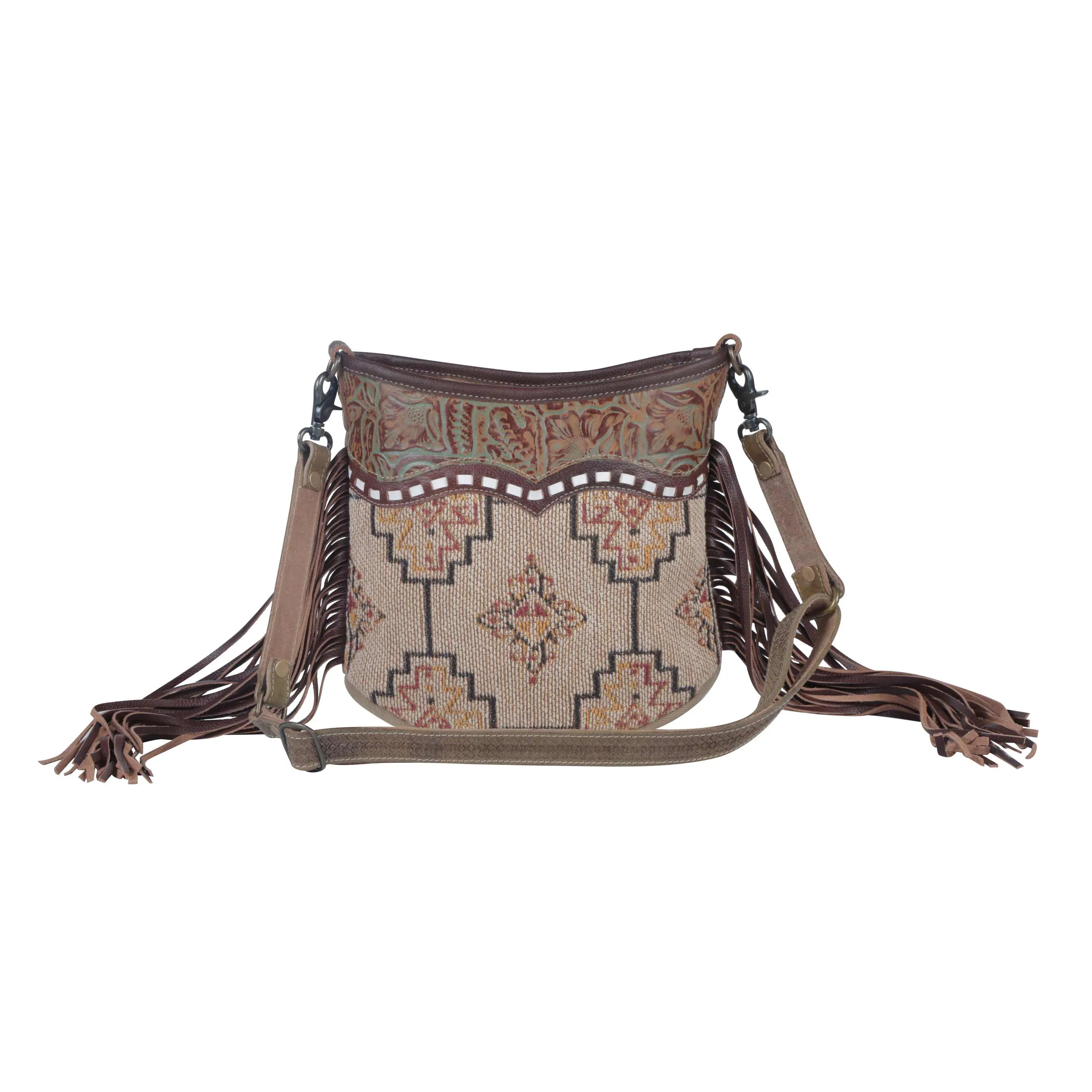 Misty Brown Shoulder Bag sold by Myra Bag