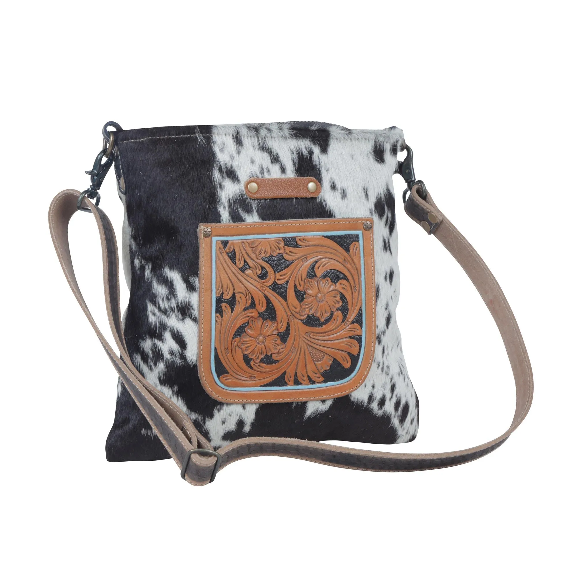 Flowering Hand-Tooled Bag sold by Myra Bag product image thumbnail 2