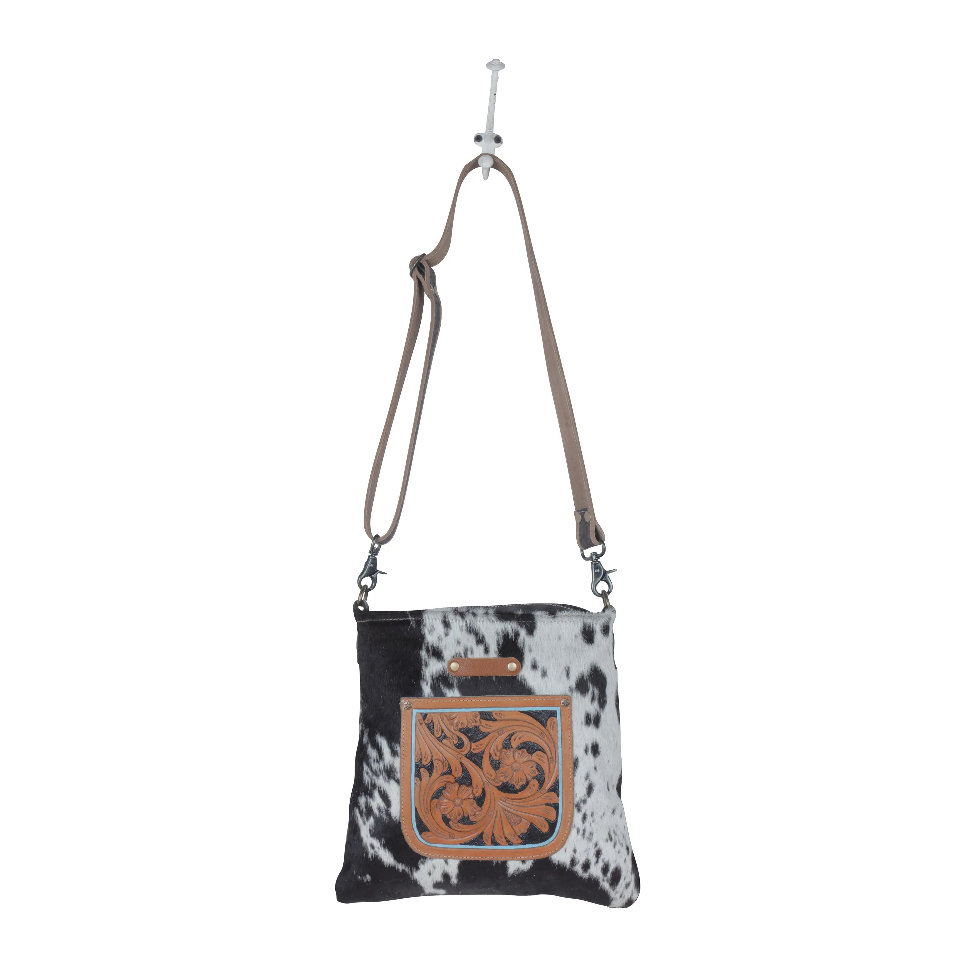 Flowering Hand-Tooled Bag sold by Myra Bag product image thumbnail 4