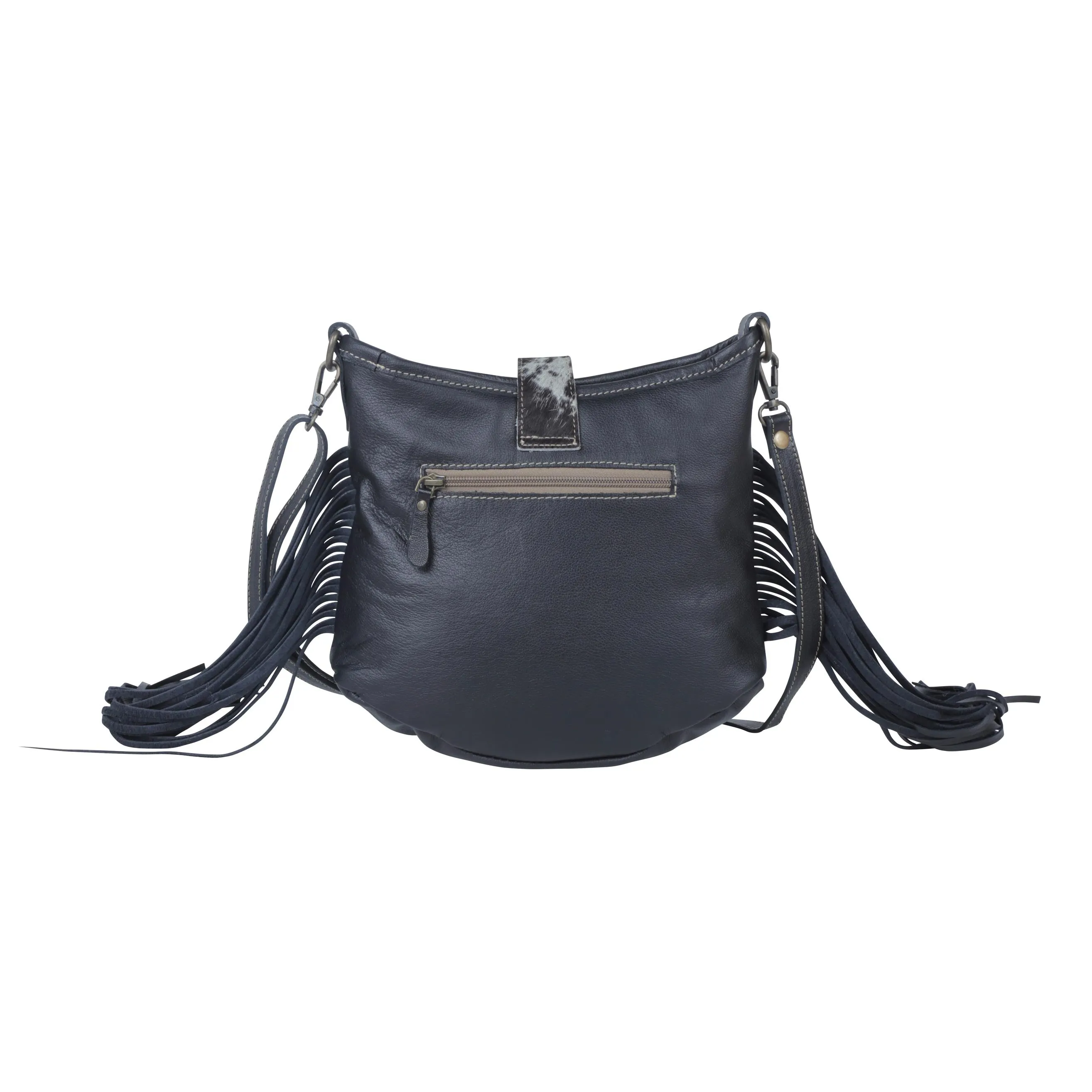 Sapphire Vines Leather & Hairon Bag sold by Myra Bag product image thumbnail 3