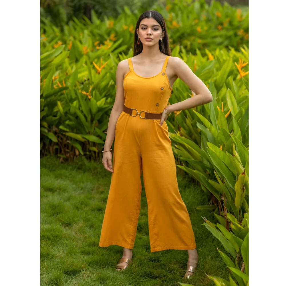 Mustard Blaze Jumpsuit sold by Myra Bag product image thumbnail 5