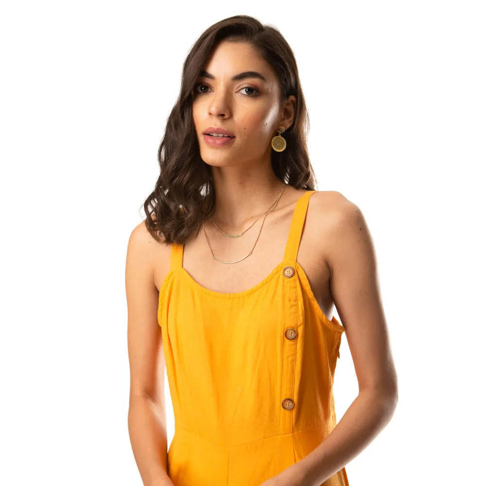Mustard Blaze Jumpsuit sold by Myra Bag product image thumbnail 2