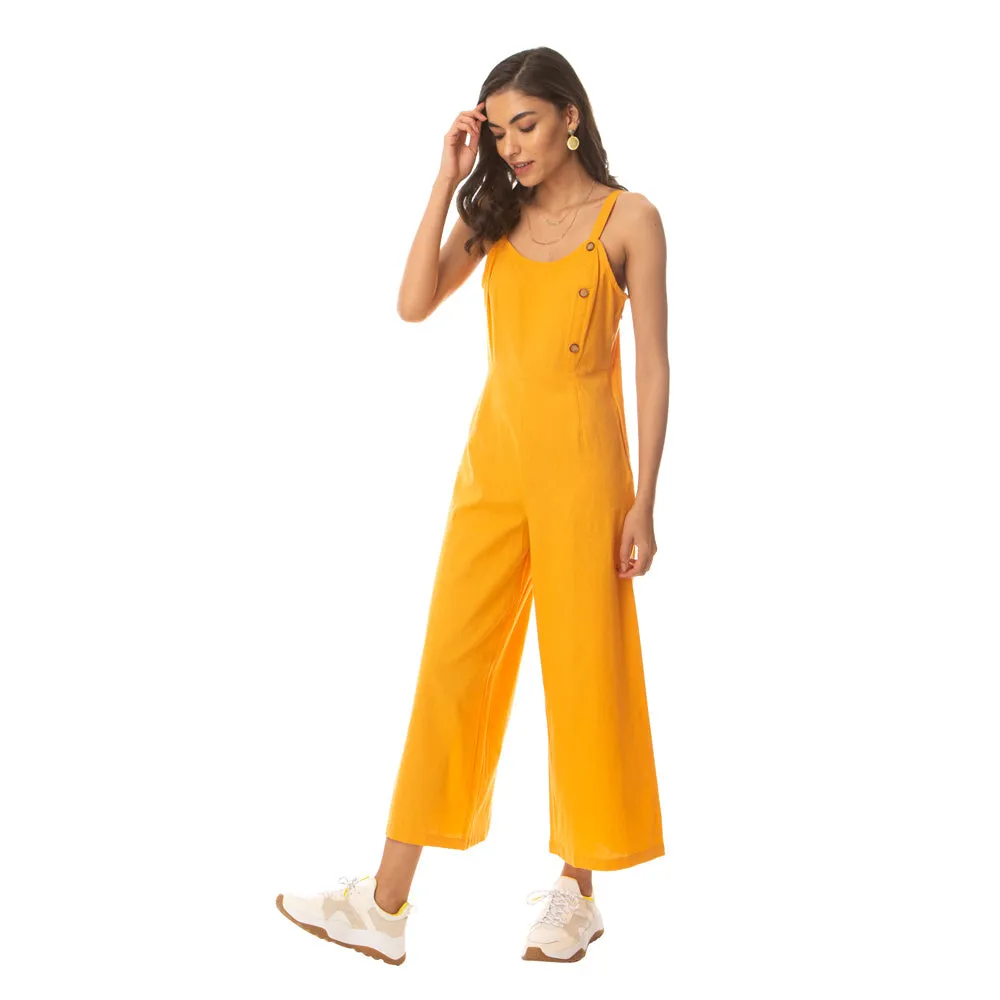 Mustard Blaze Jumpsuit sold by Myra Bag product image thumbnail 3