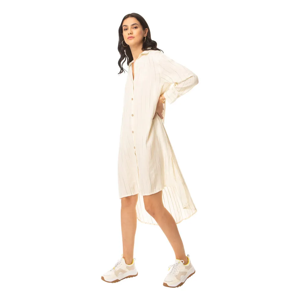 Strippy Collar Dress sold by Myra Bag product image thumbnail 3
