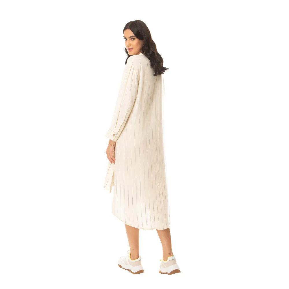 Strippy Collar Dress sold by Myra Bag product image thumbnail 4