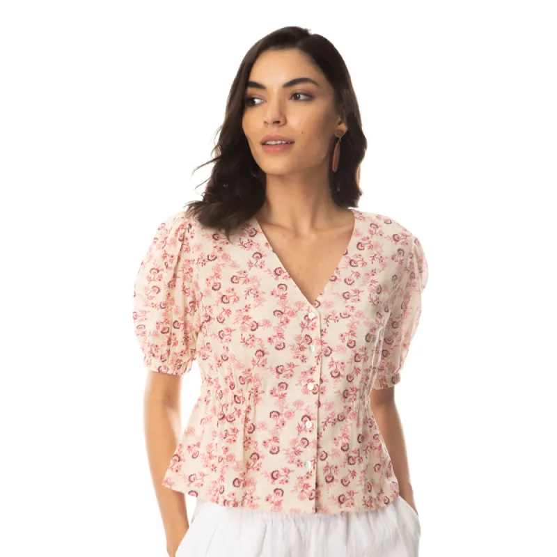 Cherry Blosmmed Crop Top sold by Myra Bag