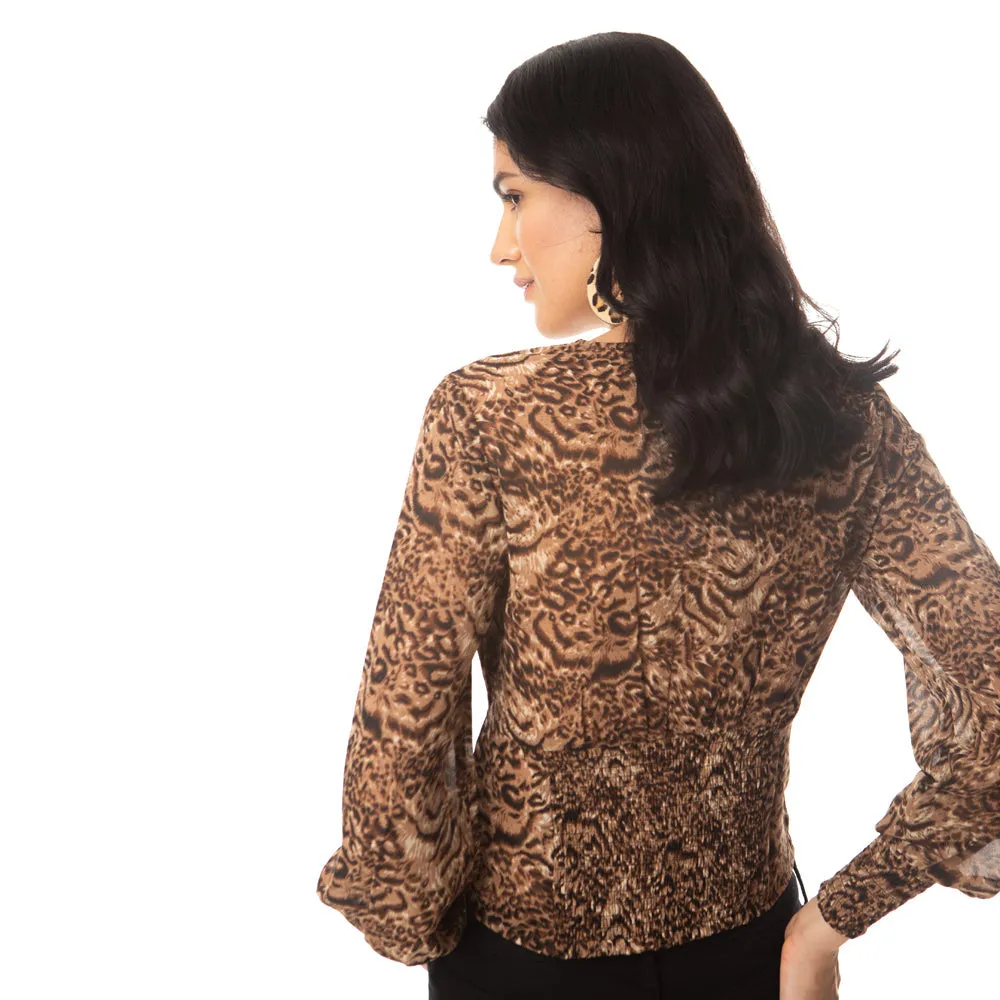 Leopard Ador Crop Top sold by Myra Bag product image thumbnail 5