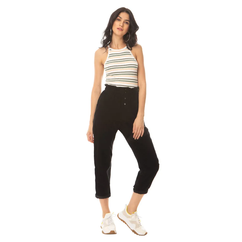 Corduroy Textured Black Pants sold by Myra Bag product image thumbnail 2