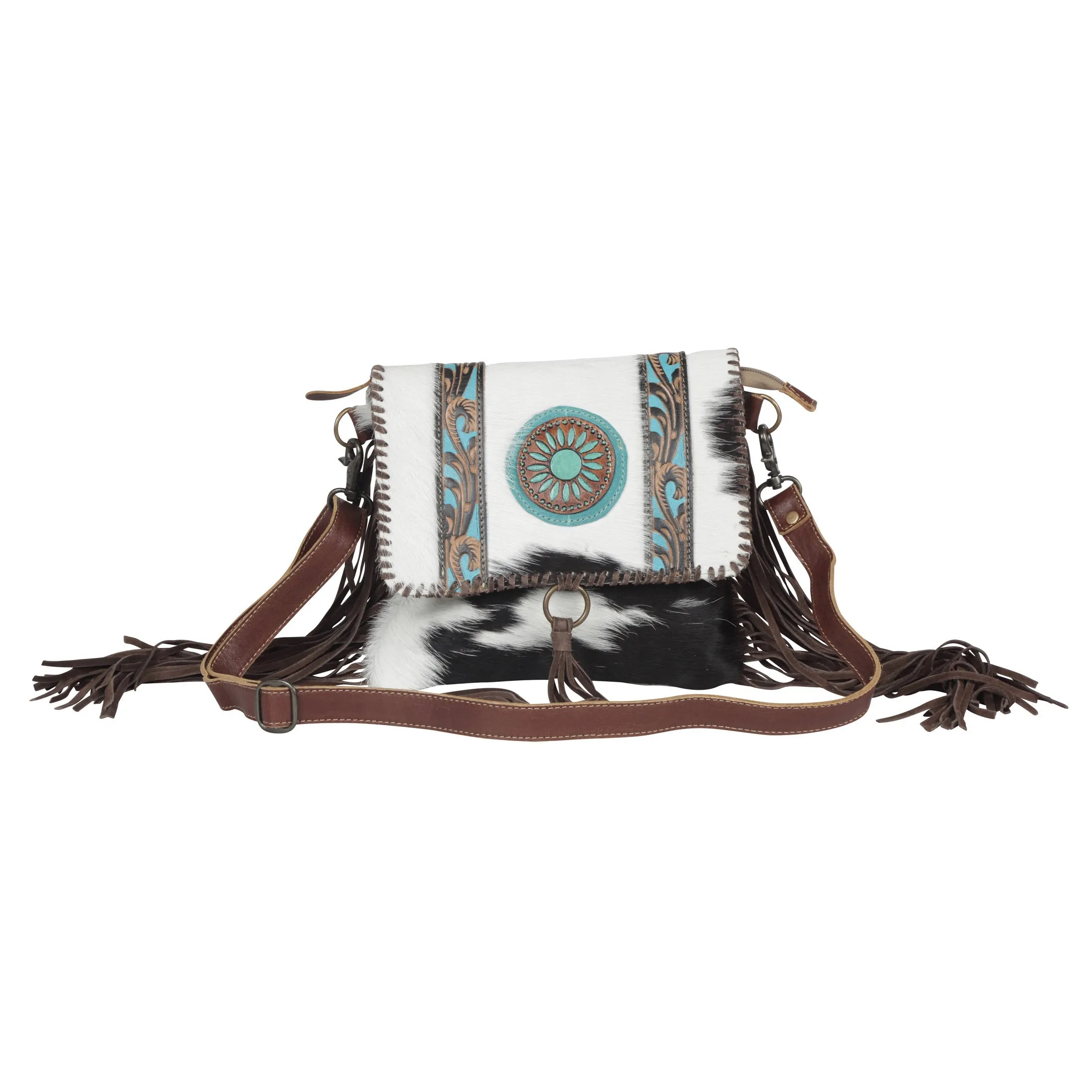 Dreamcatcher Hand-Tooled Bag sold by Myra Bag