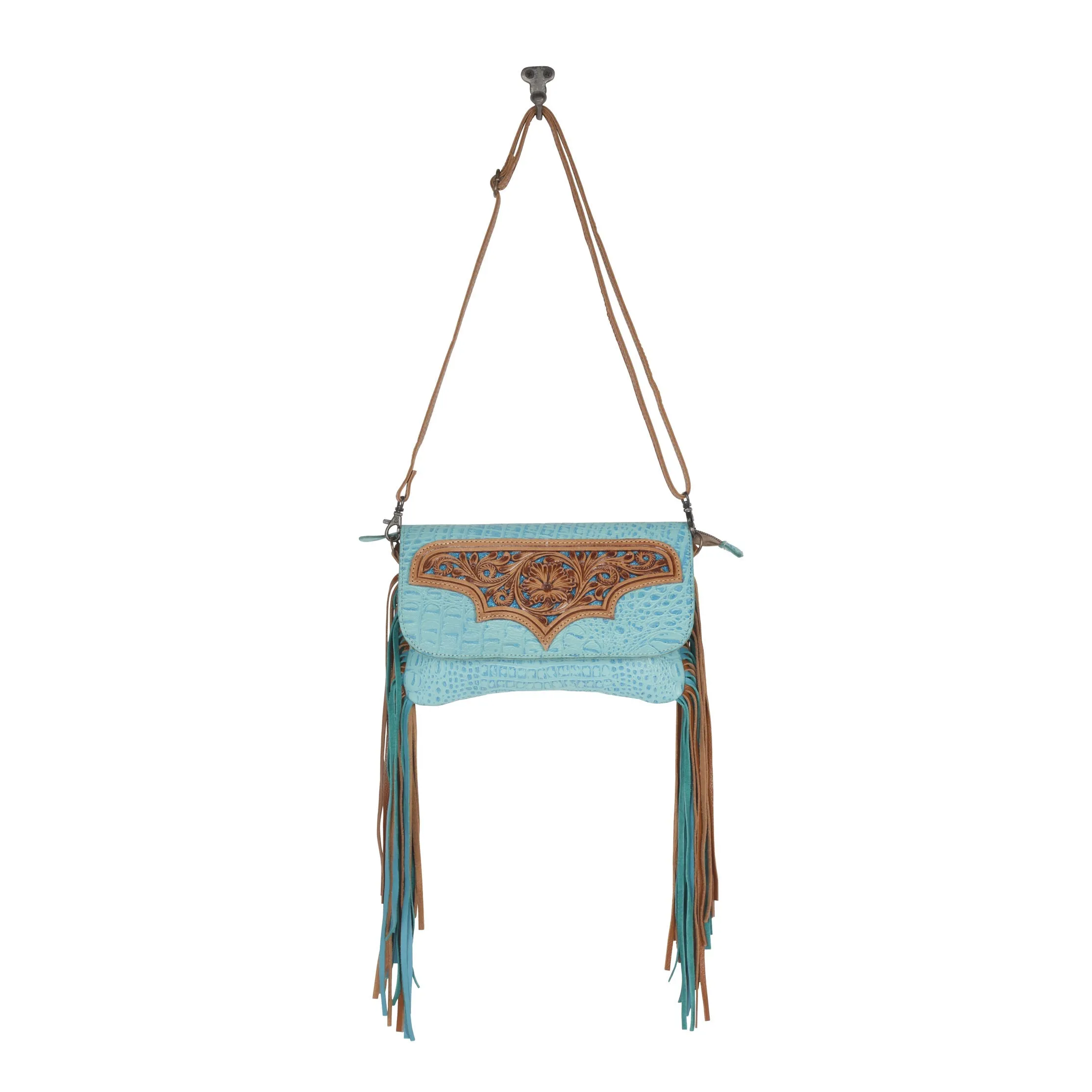 Heartsy Hand-Tooled Bag sold by Myra Bag product image thumbnail 4