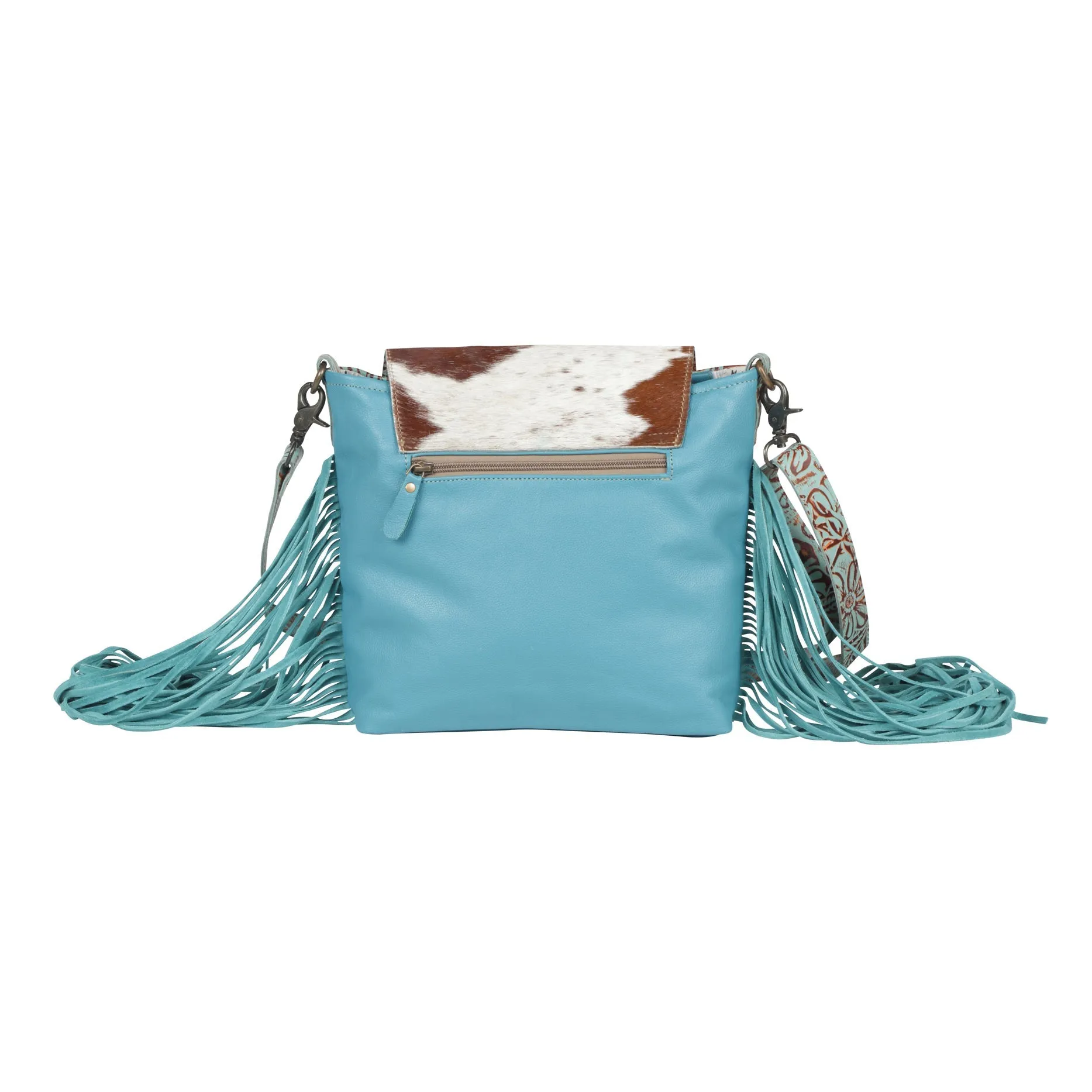 Cyan Accenture Leather & Hairon Bag sold by Myra Bag product image thumbnail 3