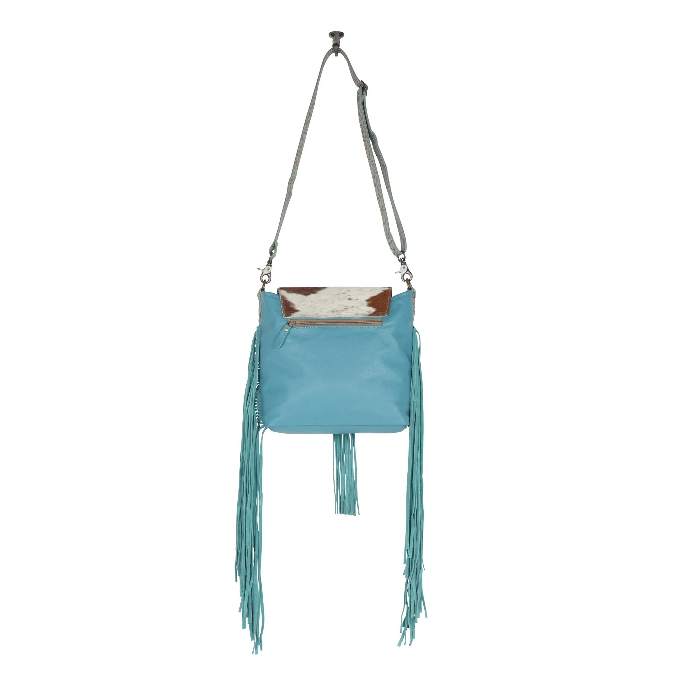 Cyan Accenture Leather & Hairon Bag sold by Myra Bag product image thumbnail 5
