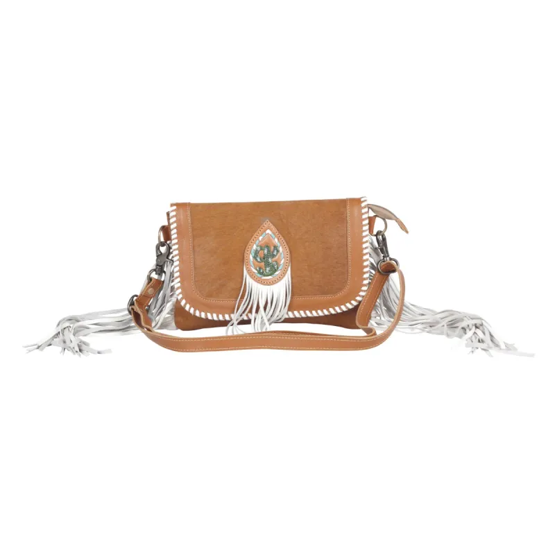 Silver Unicorn Leather & Hairon Bag sold by Myra Bag