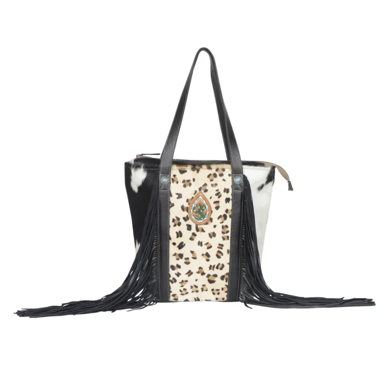 Vanilla CrÃŒÂ¬me Leather & Hairon Bag sold by Myra Bag