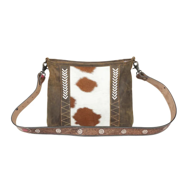 Cornell Rose Leather & Hairon bag sold by Myra Bag