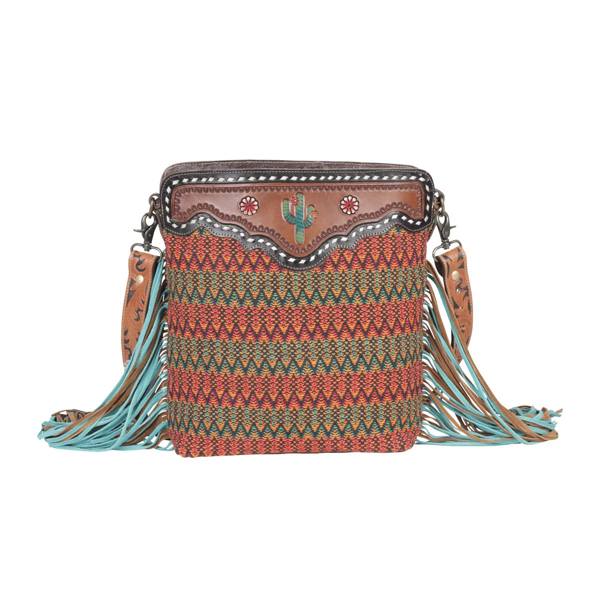 Accenting Hues Hand-Tooled Bag sold by Myra Bag product image thumbnail 3