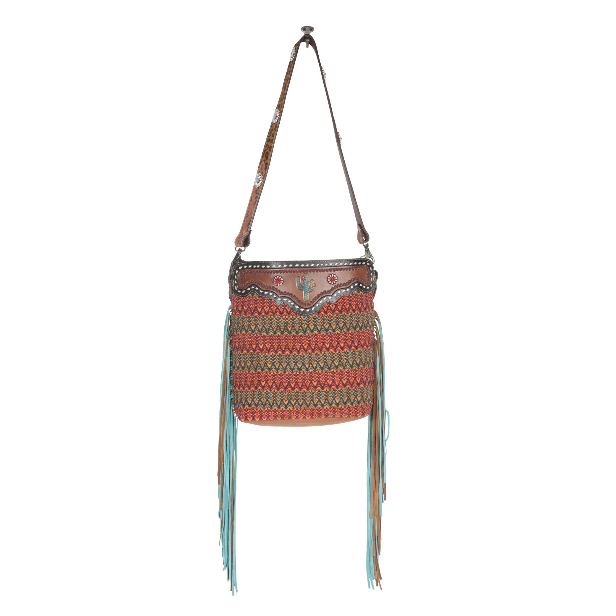 Accenting Hues Hand-Tooled Bag sold by Myra Bag product image thumbnail 4