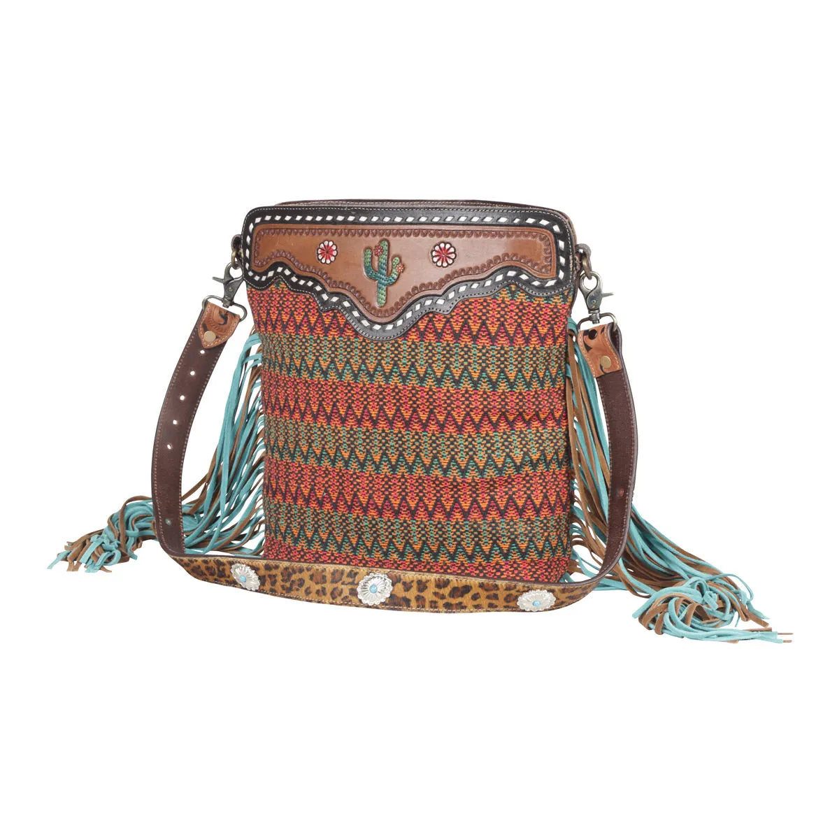 Accenting Hues Hand-Tooled Bag sold by Myra Bag product image thumbnail 2