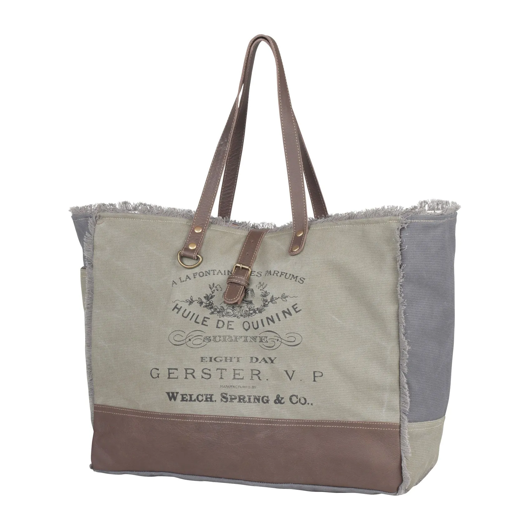 Cafe au lait Weekender Bag sold by Myra Bag product image thumbnail 2