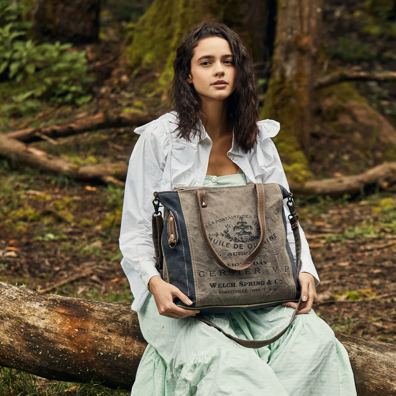 Slate Tote Bag'' sold by Myra Bag product image thumbnail 5