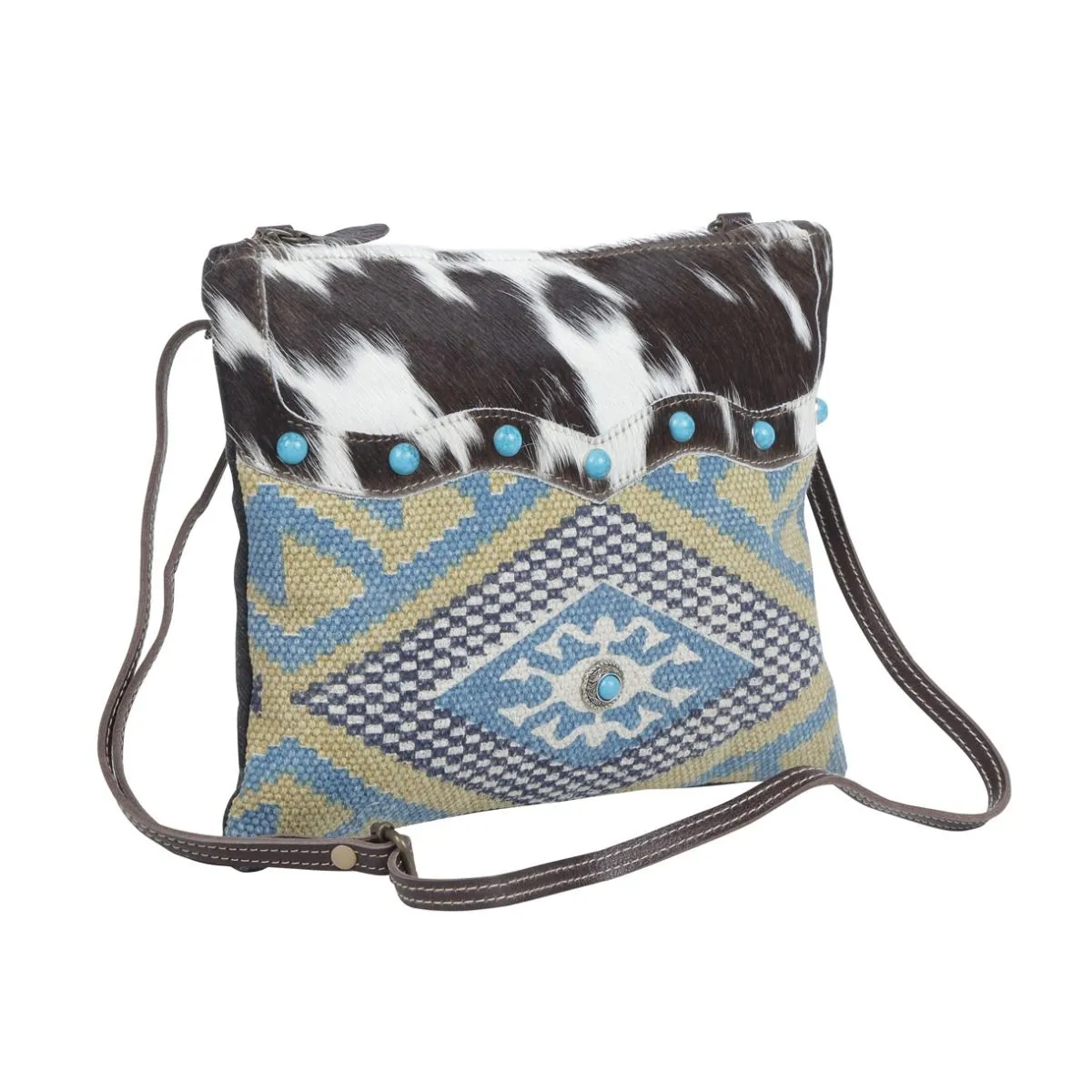 Tufts pattern Small & Crossbody bag sold by Myra Bag product image thumbnail 2