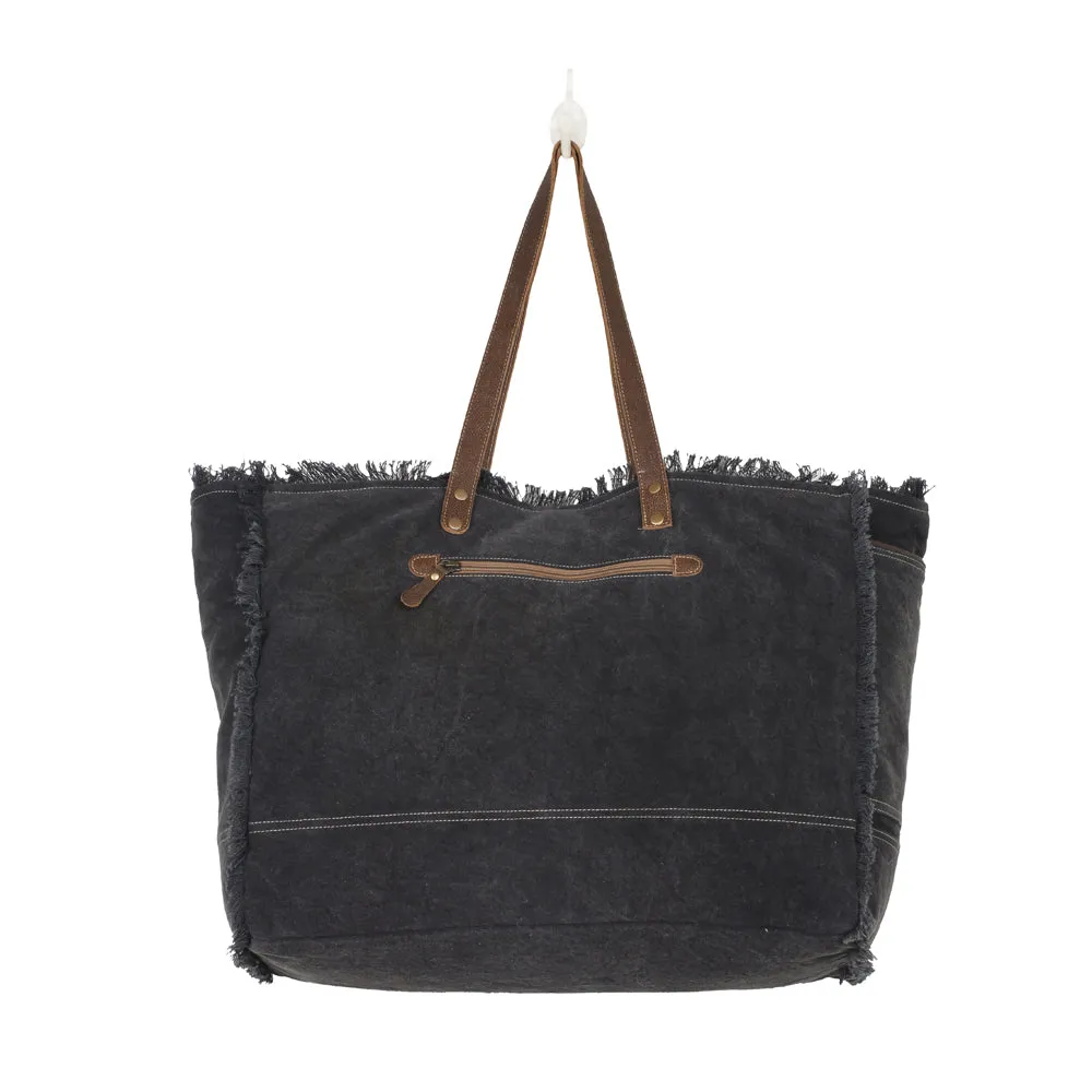 BLACK FERN WEEKENDER BAG sold by Myra Bag product image thumbnail 4