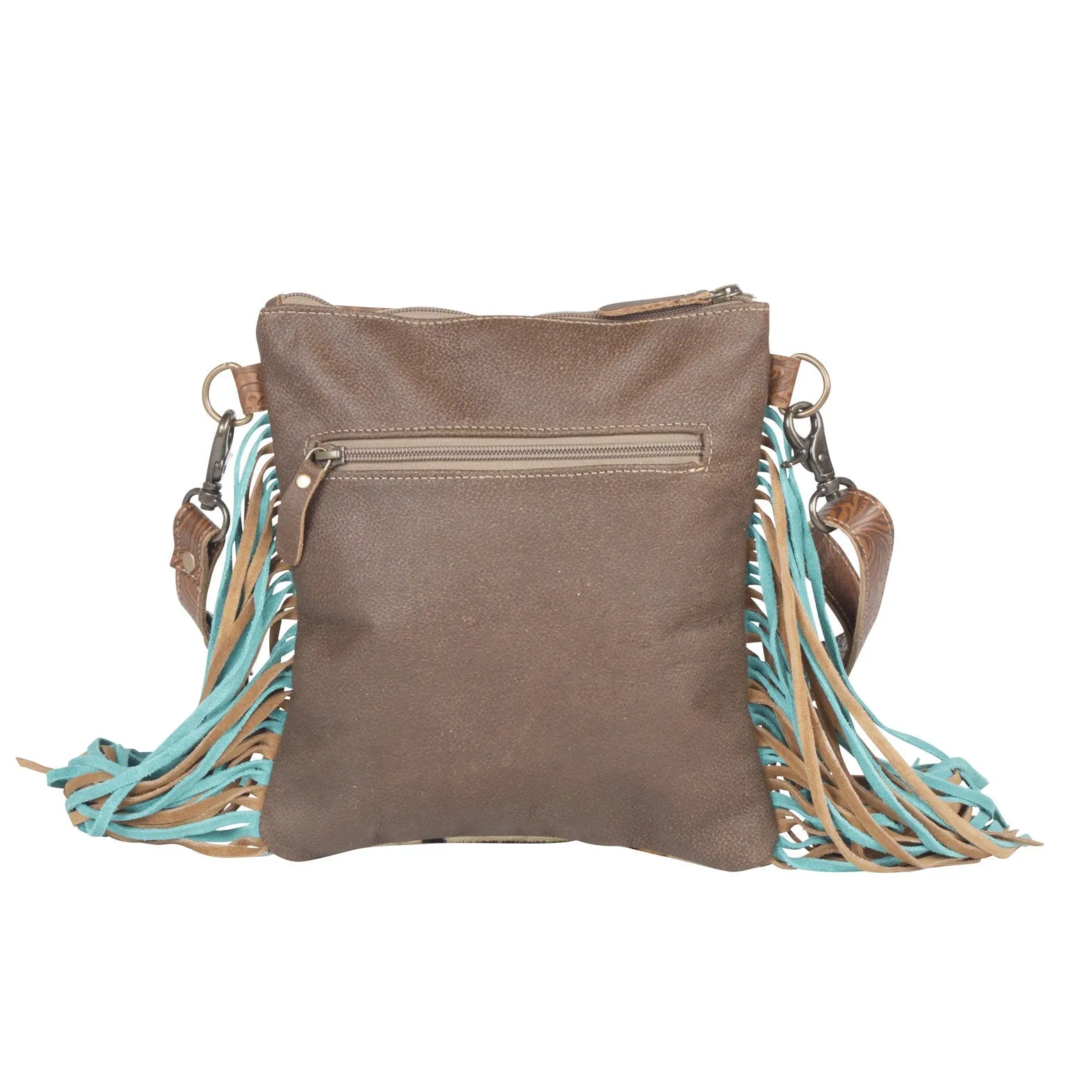 Earth prints Leather & Hairon Bag sold by Myra Bag product image thumbnail 3
