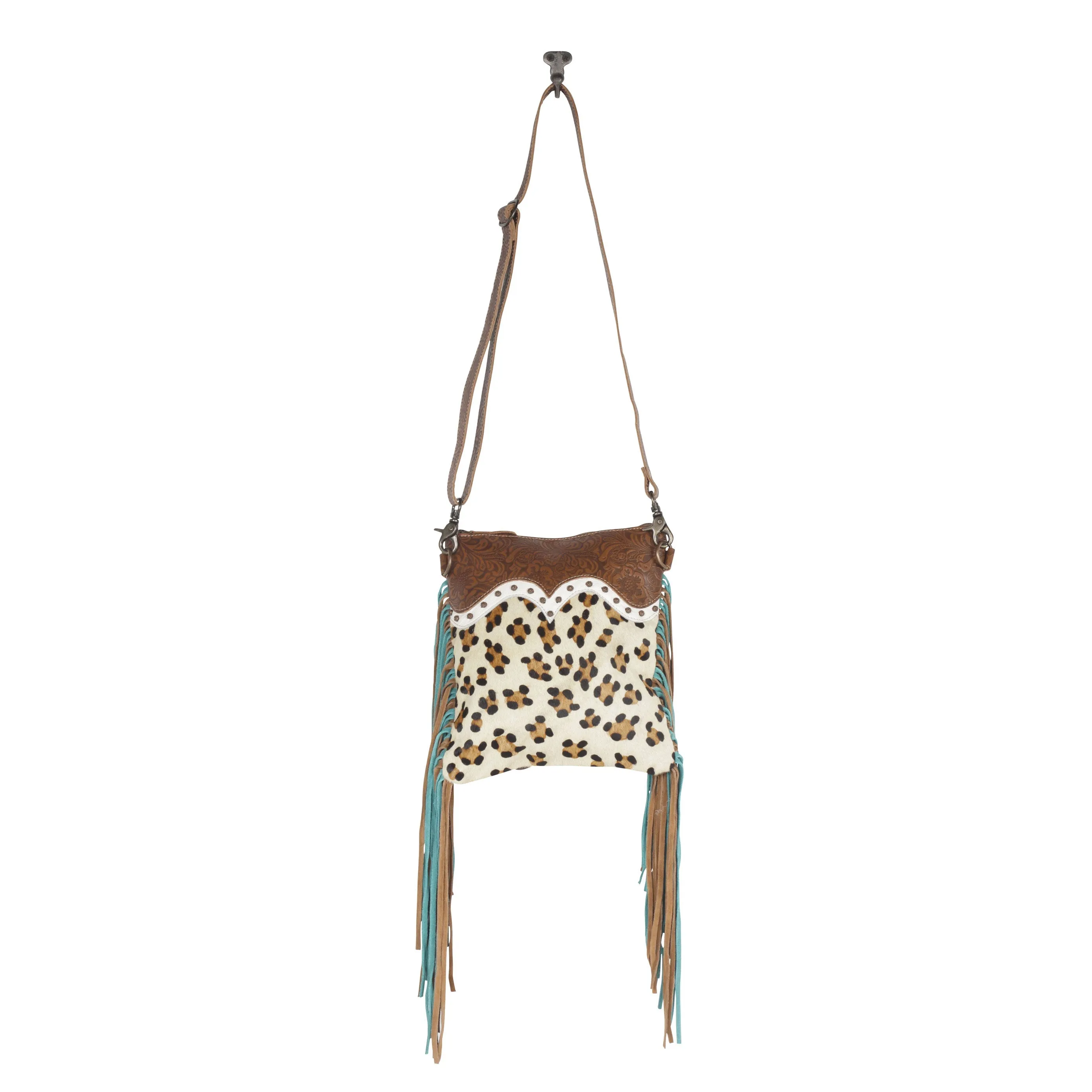 Earth prints Leather & Hairon Bag sold by Myra Bag product image thumbnail 4