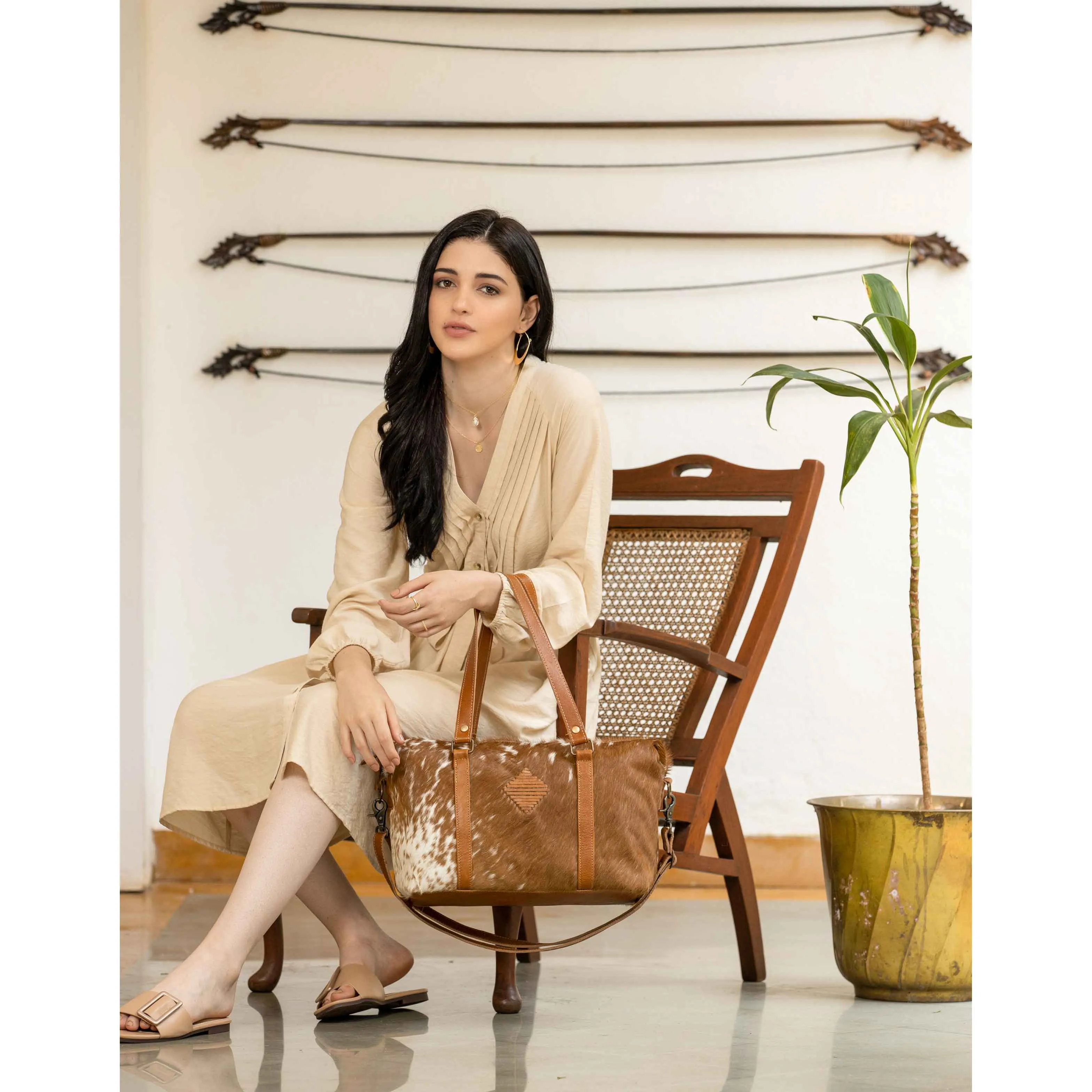 LEATHER LUST MINI DUFFLE BAG sold by Myra Bag product image thumbnail 5