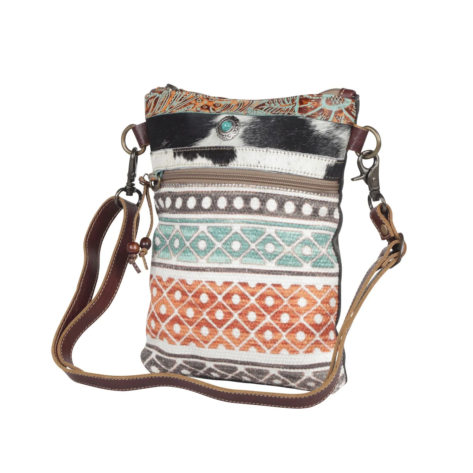 Funky chrome Prints Small & Crossbody Bag sold by Myra Bag product image thumbnail 2