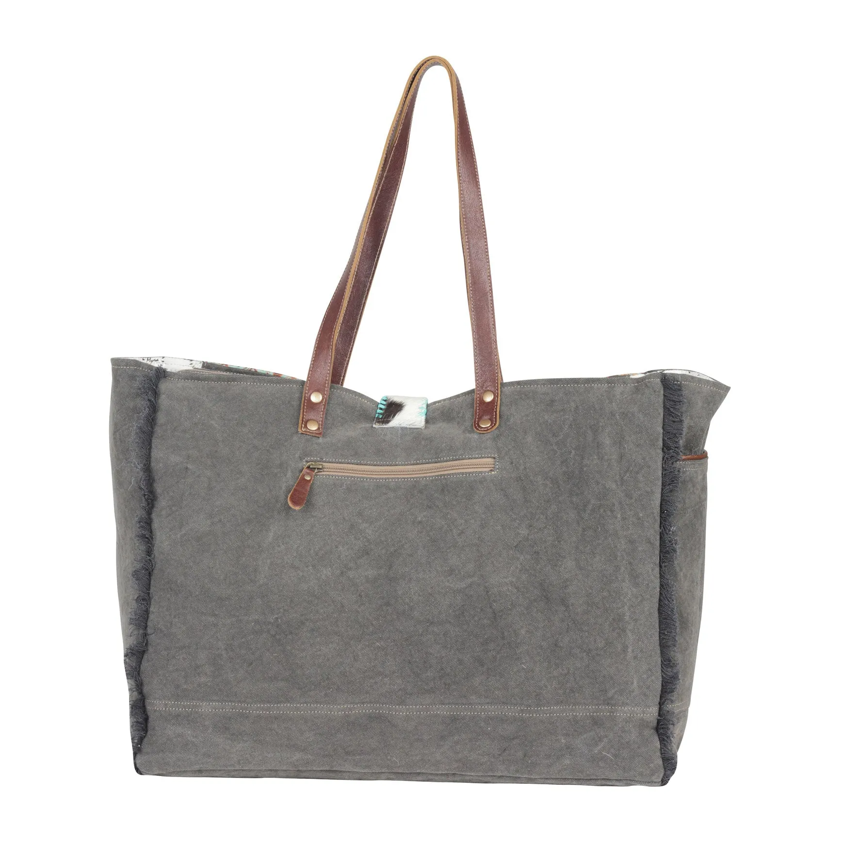 Earthly tones Weekender Bag sold by Myra Bag product image thumbnail 3