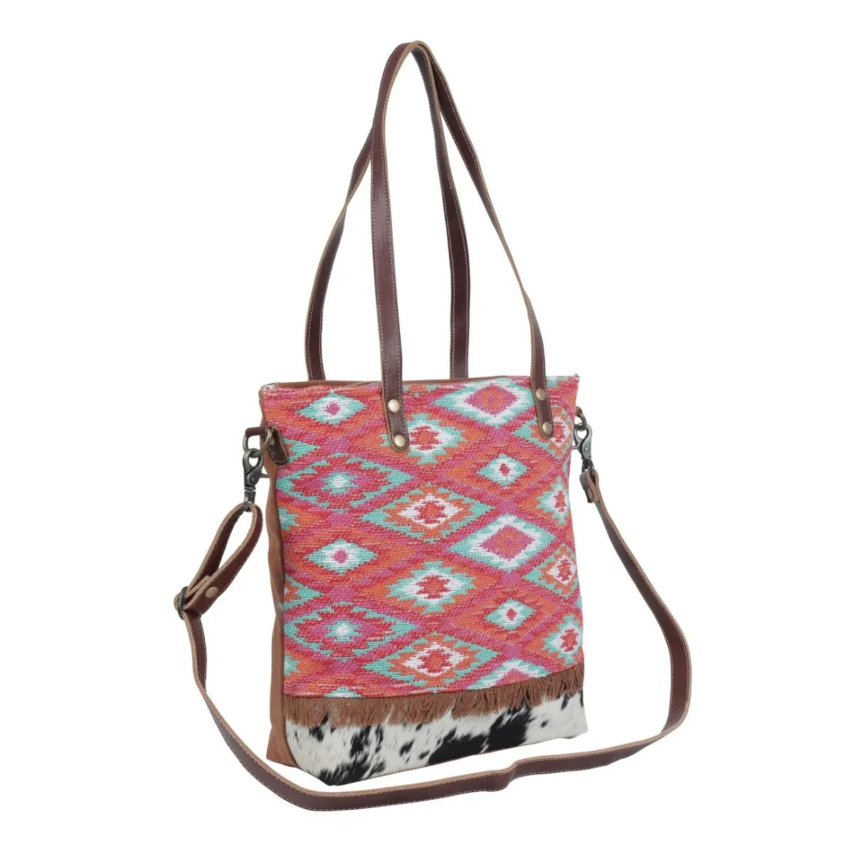 Pink Charm Tote Bag sold by Myra Bag product image thumbnail 2