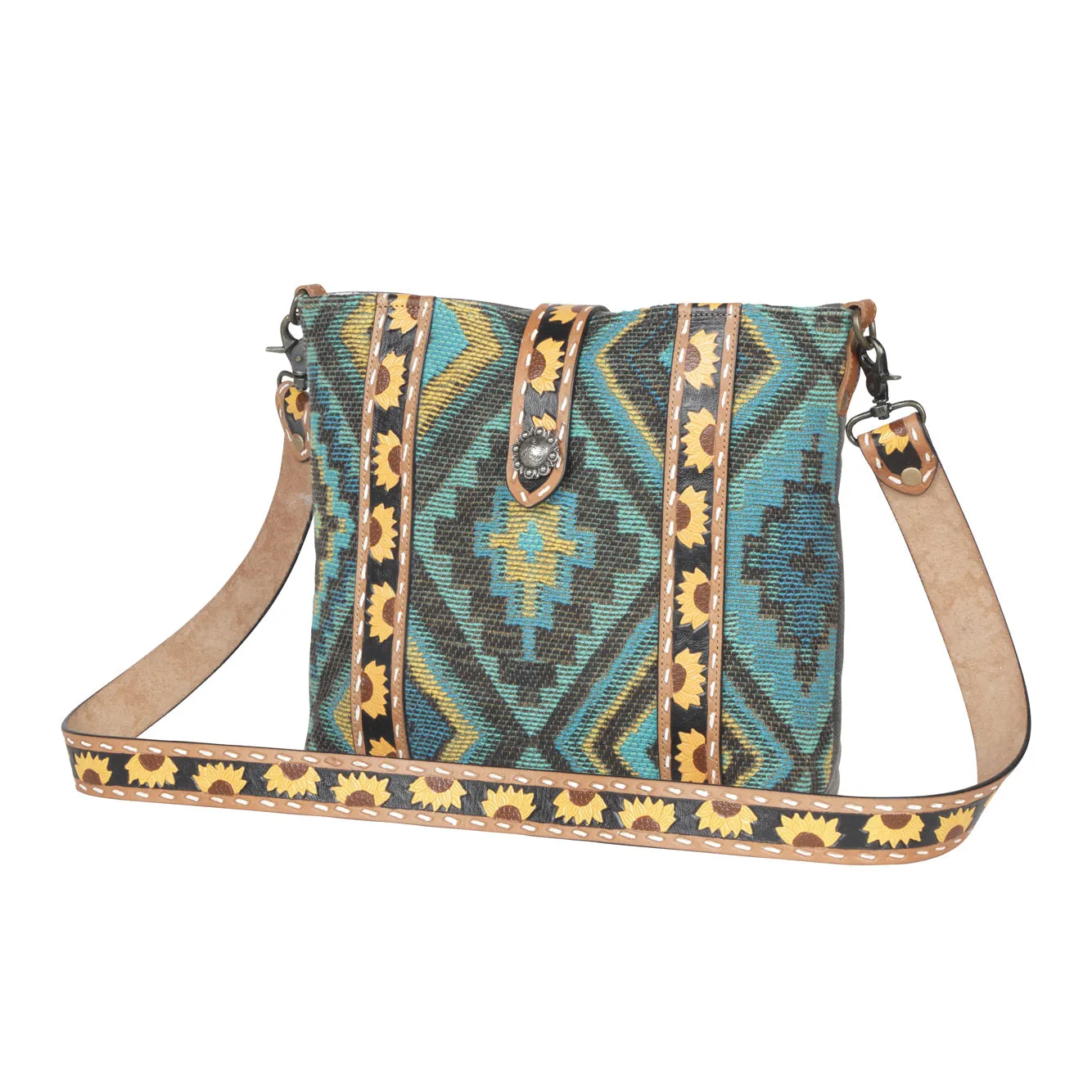 Forest Mist Hand-Tooled Bag sold by Myra Bag product image thumbnail 2