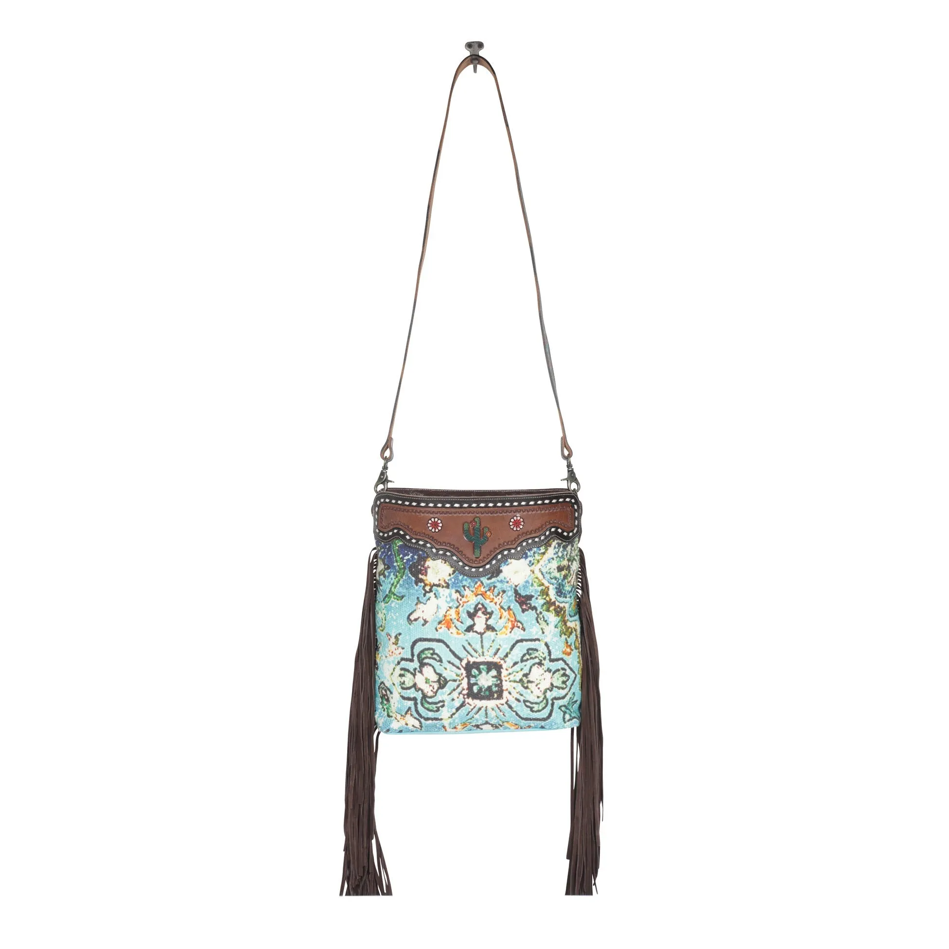 Idealistic Hand-Tooled Bag sold by Myra Bag product image thumbnail 5