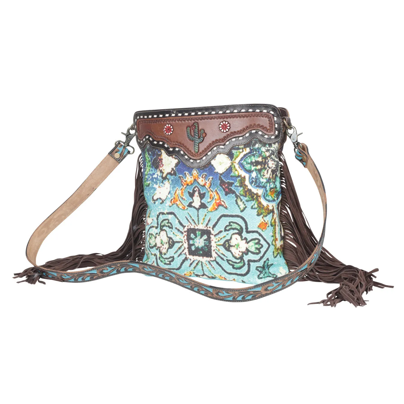 Idealistic Hand-Tooled Bag sold by Myra Bag product image thumbnail 2
