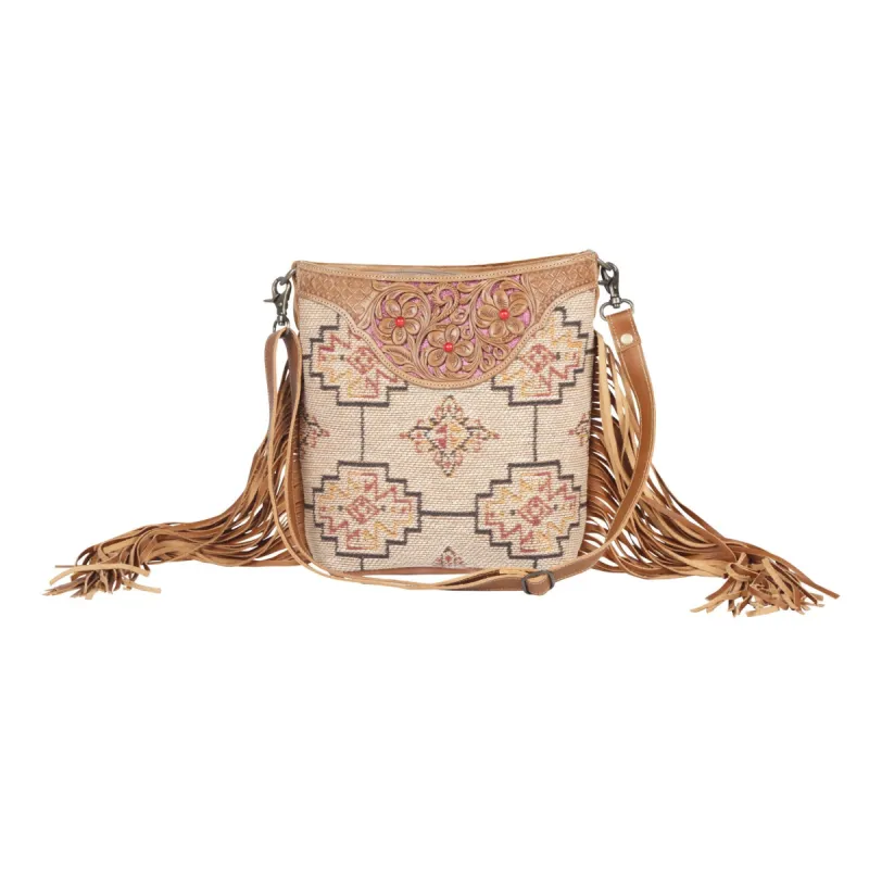 Accelerate Hand-Tooled Bag sold by Myra Bag