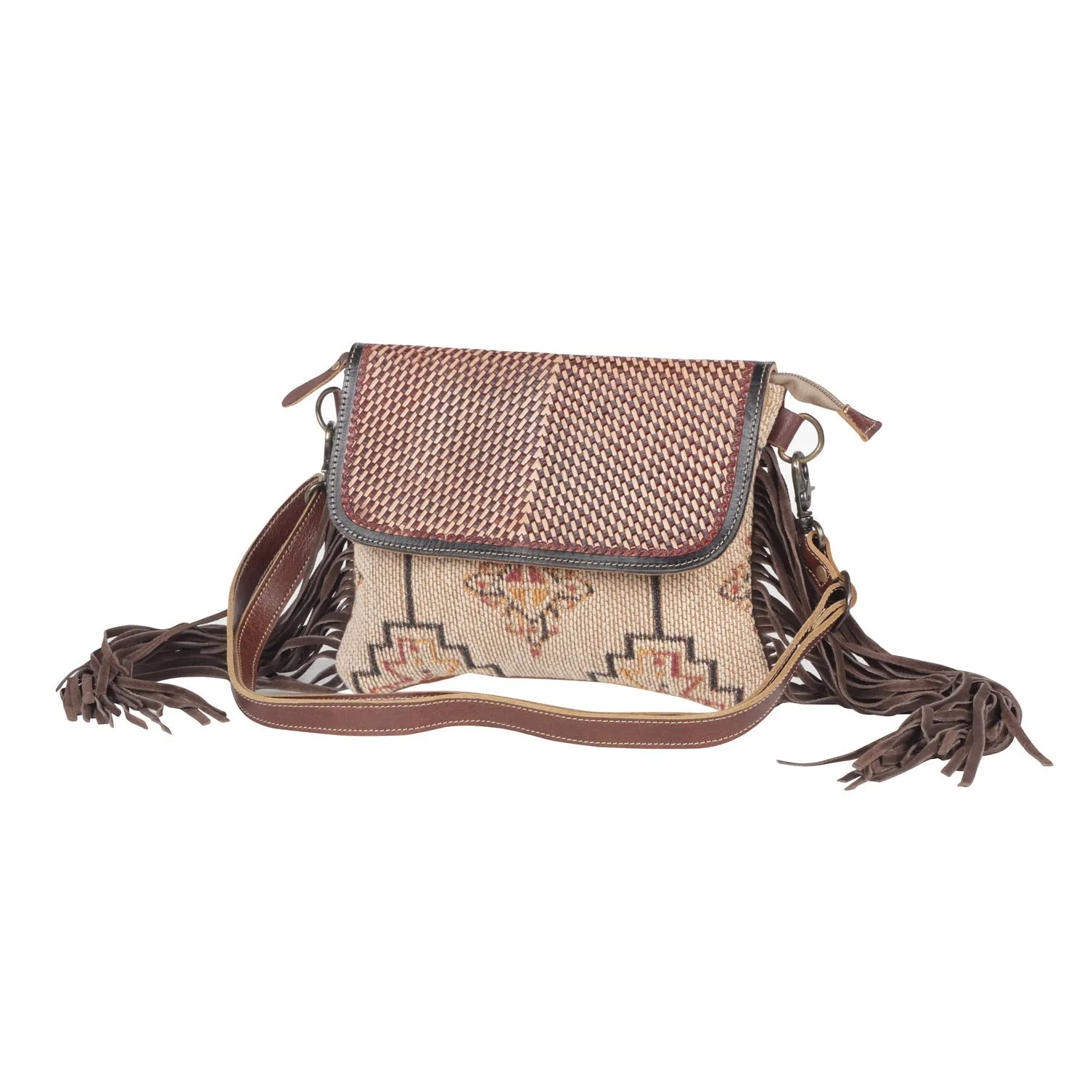 Sandy Rosewood Hand-Tooled Bag sold by Myra Bag product image thumbnail 2