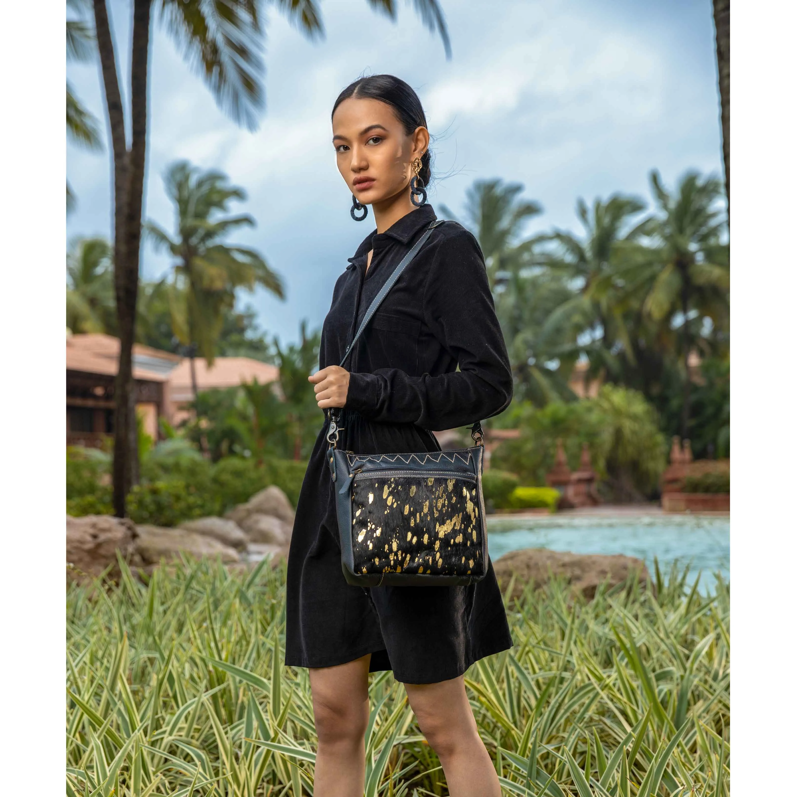 ZIGGY LEATHER AND HAIRON BAG sold by Myra Bag product image thumbnail 5